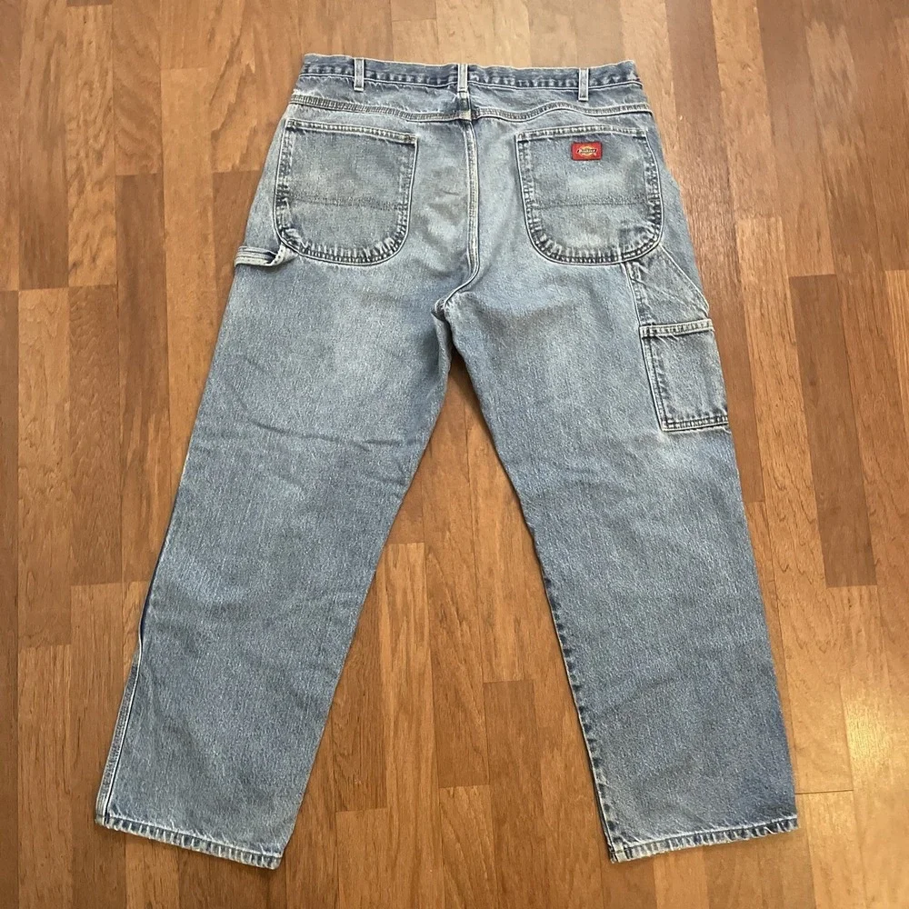 Distressed Baggy Dickies Carpenter Jeans Size 38x30